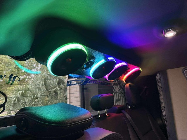 6.5" RGB LED Speaker Rings *NO KIT*