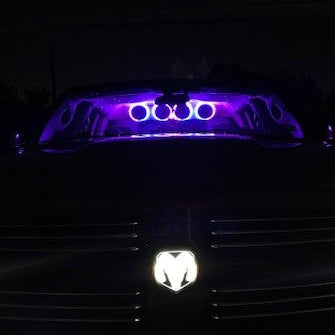 6.5" RGB LED Speaker Rings *NO KIT*